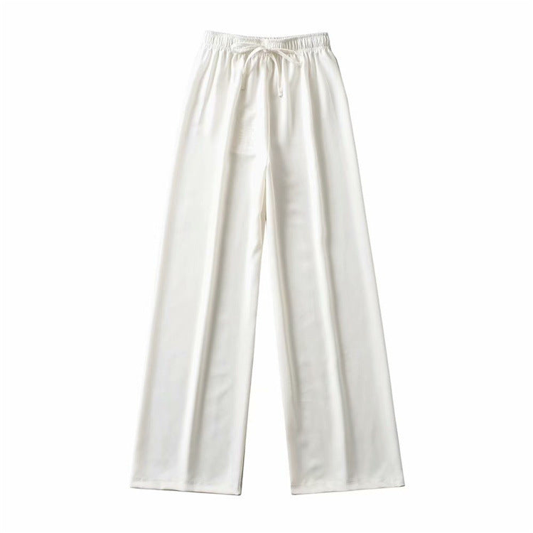 The Halston High-Waist Wide-Leg Trousers
