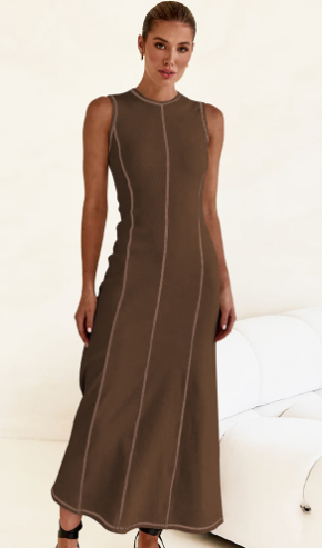 The Sylvie Sleeveless Knit Dress