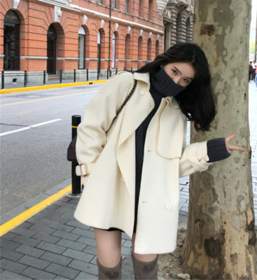 The Cordelia Belted Wool Coat