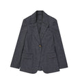 Brunello Cucinelli Gray Wool Blazer