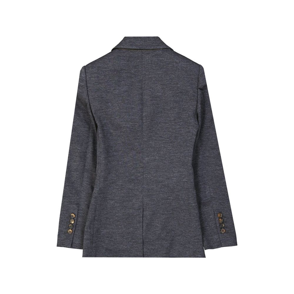 Brunello Cucinelli Gray Wool Blazer