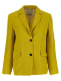 S Max Mara Bicolor Linen Blazer