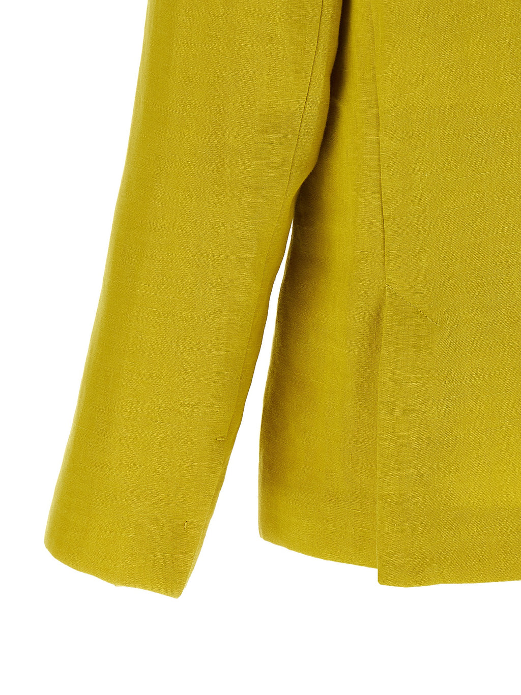 S Max Mara Bicolor Linen Blazer