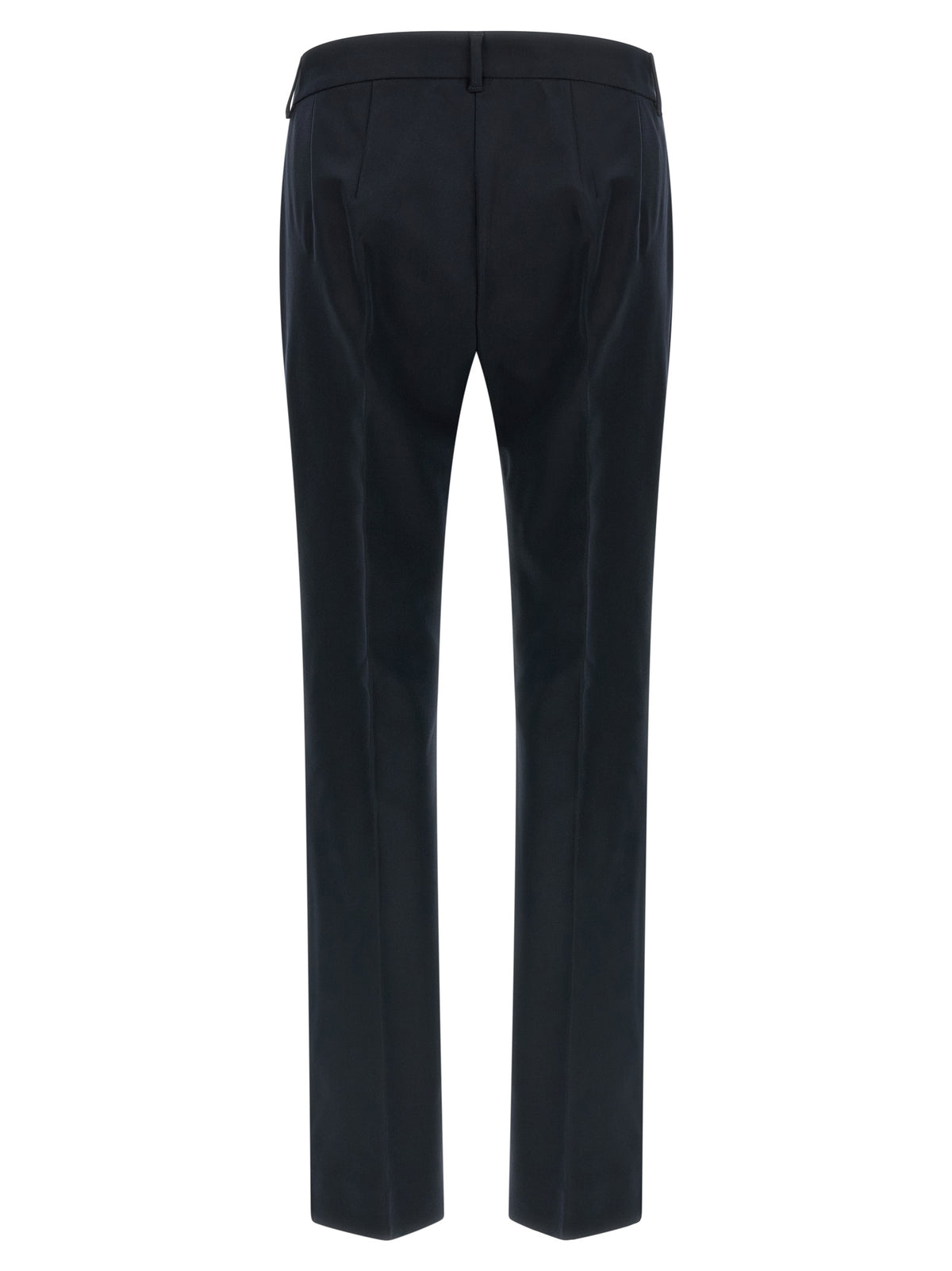 S Max Mara Blue Cotton Flared Pants