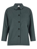 S Max Mara Gray Cotton Blouse