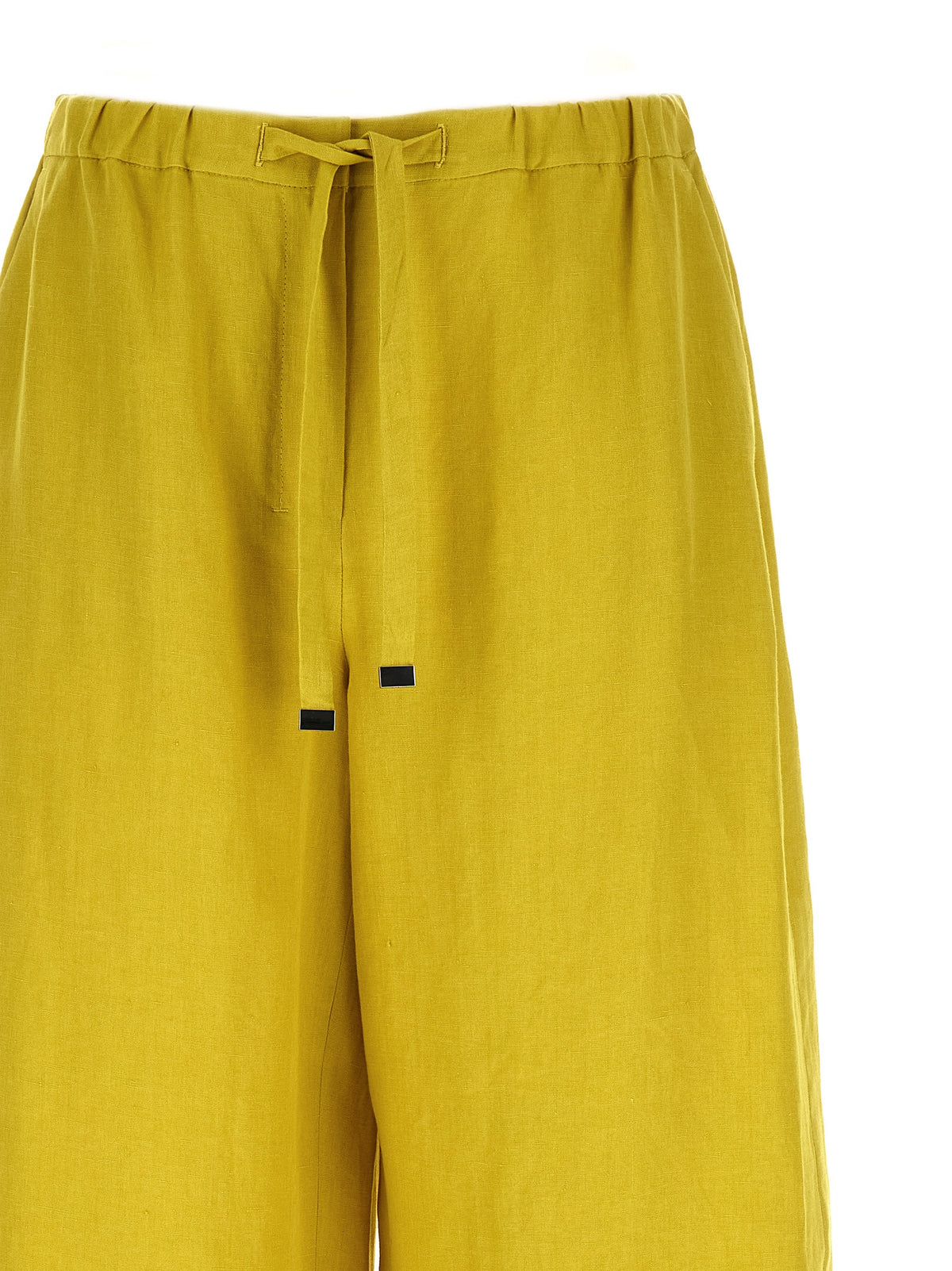 S Max Mara Bicolor Linen Casual Pants
