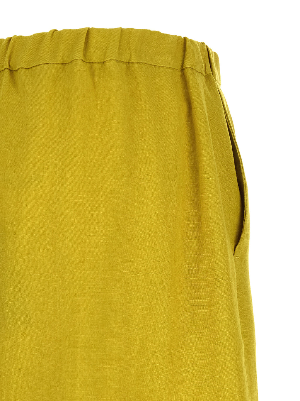 S Max Mara Bicolor Linen Casual Pants
