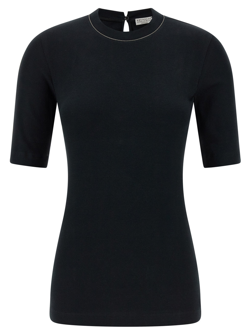 Brunello Cucinelli Black Cotton Cardigan
