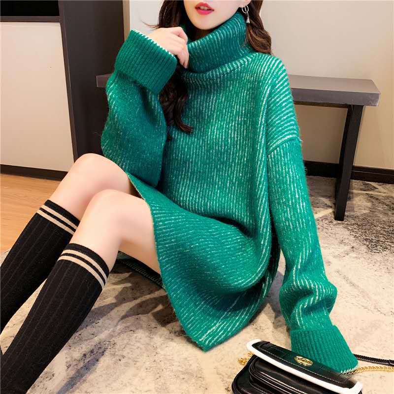 The Isolde Loose-Knit Turtleneck