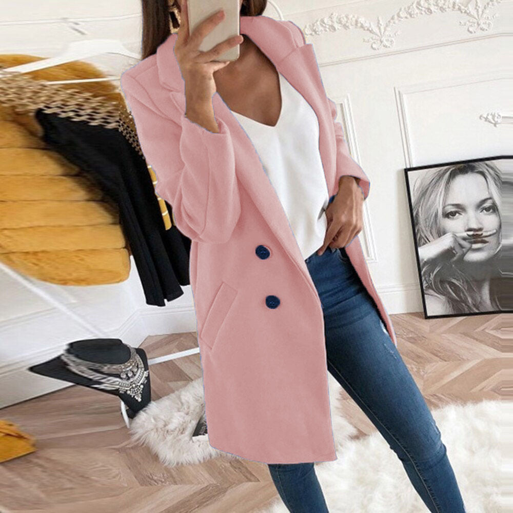 The Rosalind Long Wool Coat