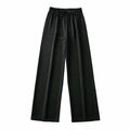 The Halston High-Waist Wide-Leg Trousers