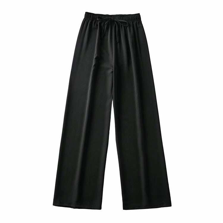The Halston High-Waist Wide-Leg Trousers