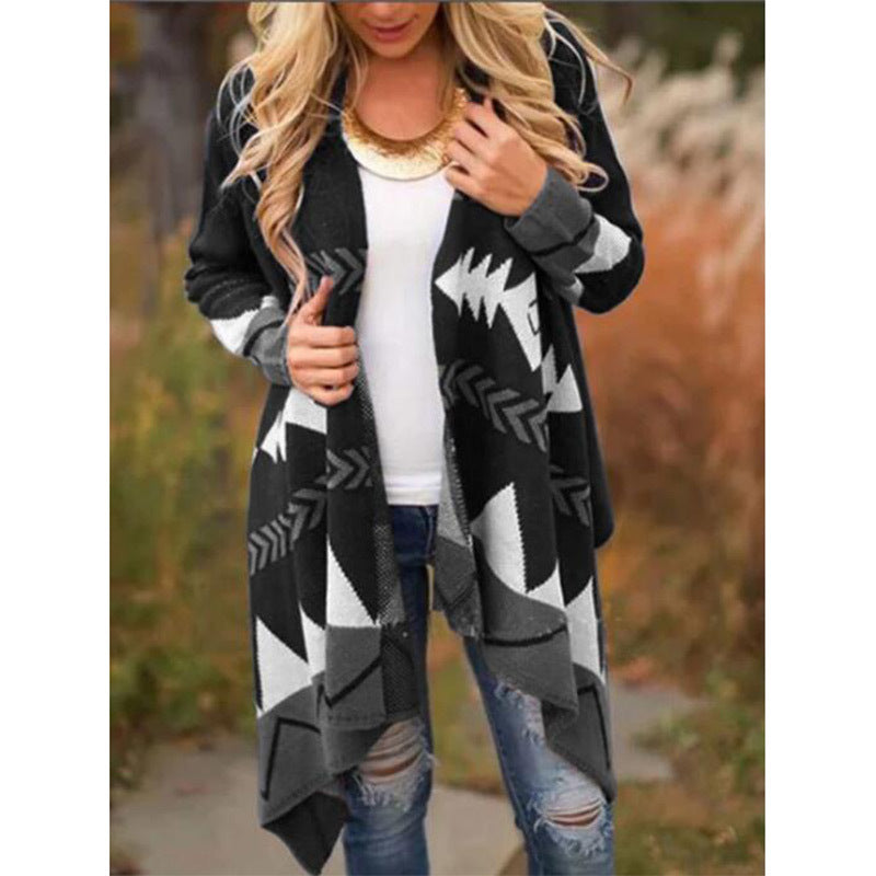 The Farrow Patterned Longline Cardigan
