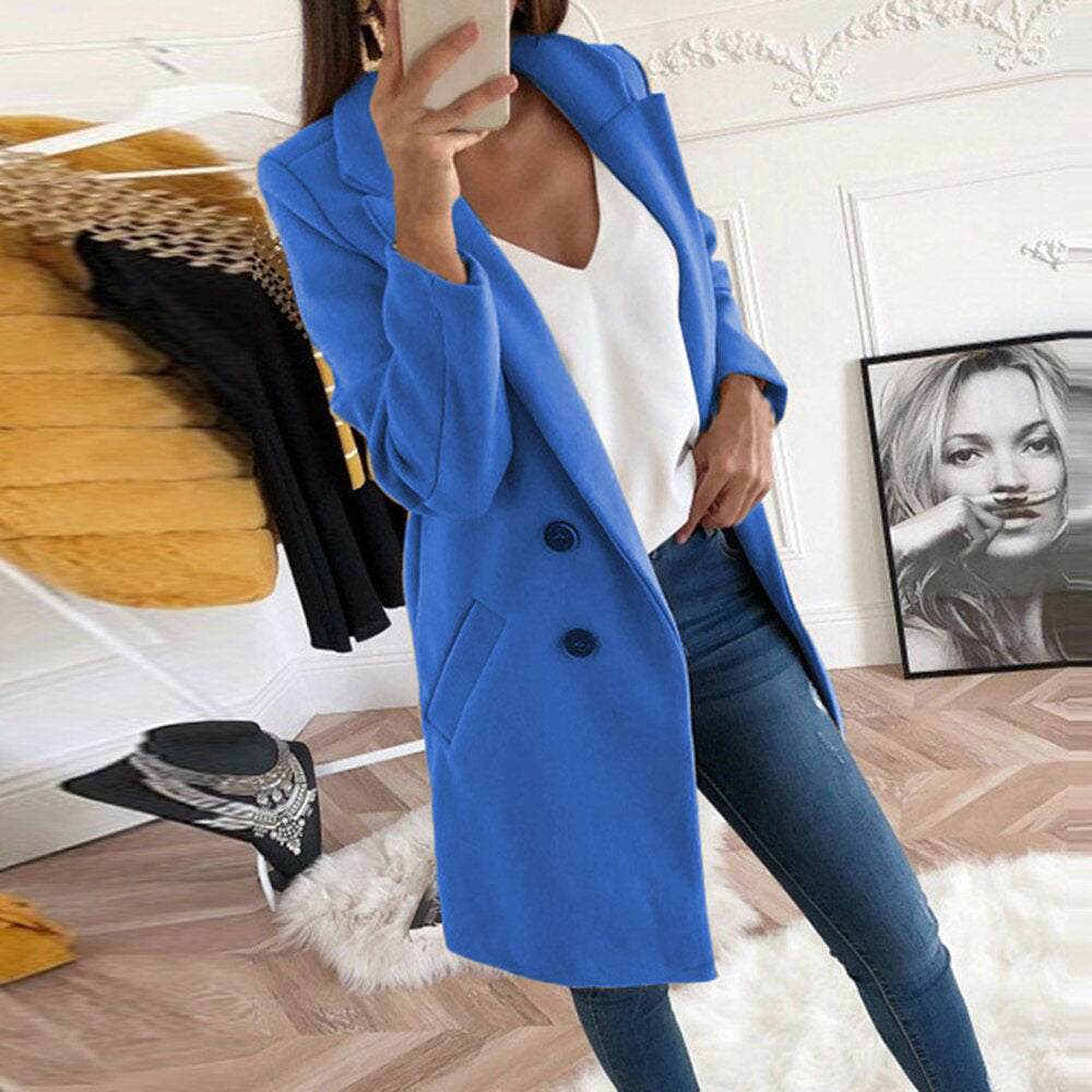 The Rosalind Long Wool Coat