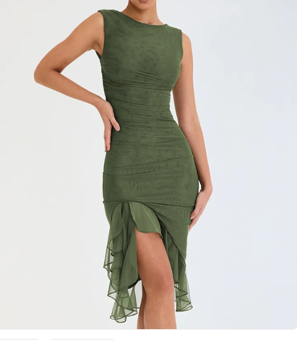 The Rowan Bodycon Midi Dress