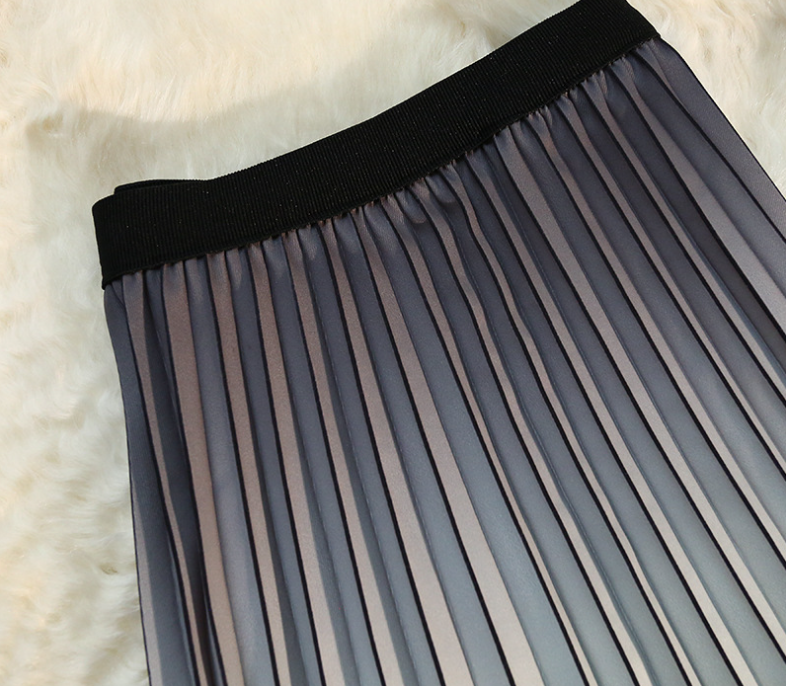 The Vivienne Velvet Pleated Skirt