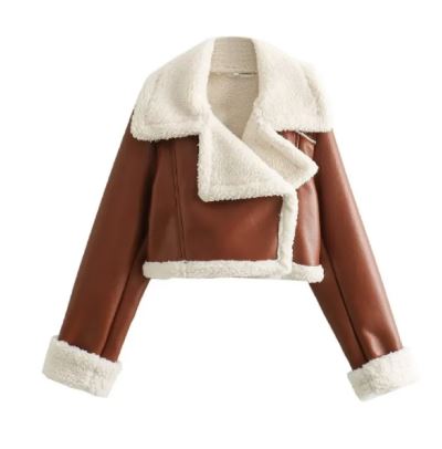 The Vesper Fur-Collar Cropped Jacket