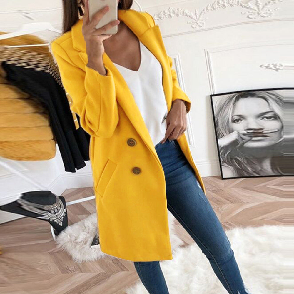 The Rosalind Long Wool Coat