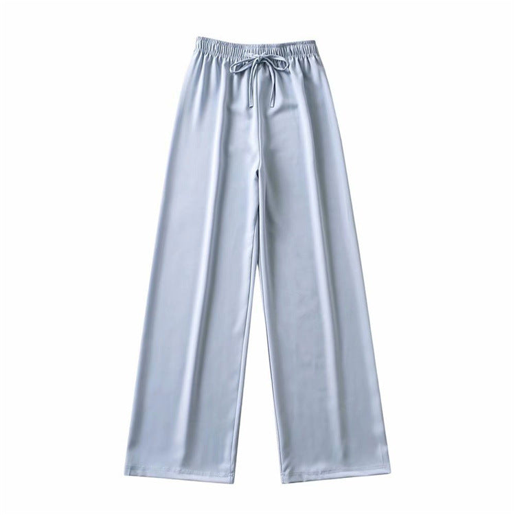 The Halston High-Waist Wide-Leg Trousers