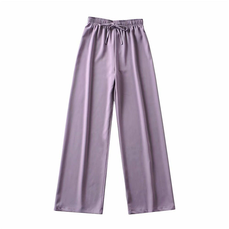 The Halston High-Waist Wide-Leg Trousers