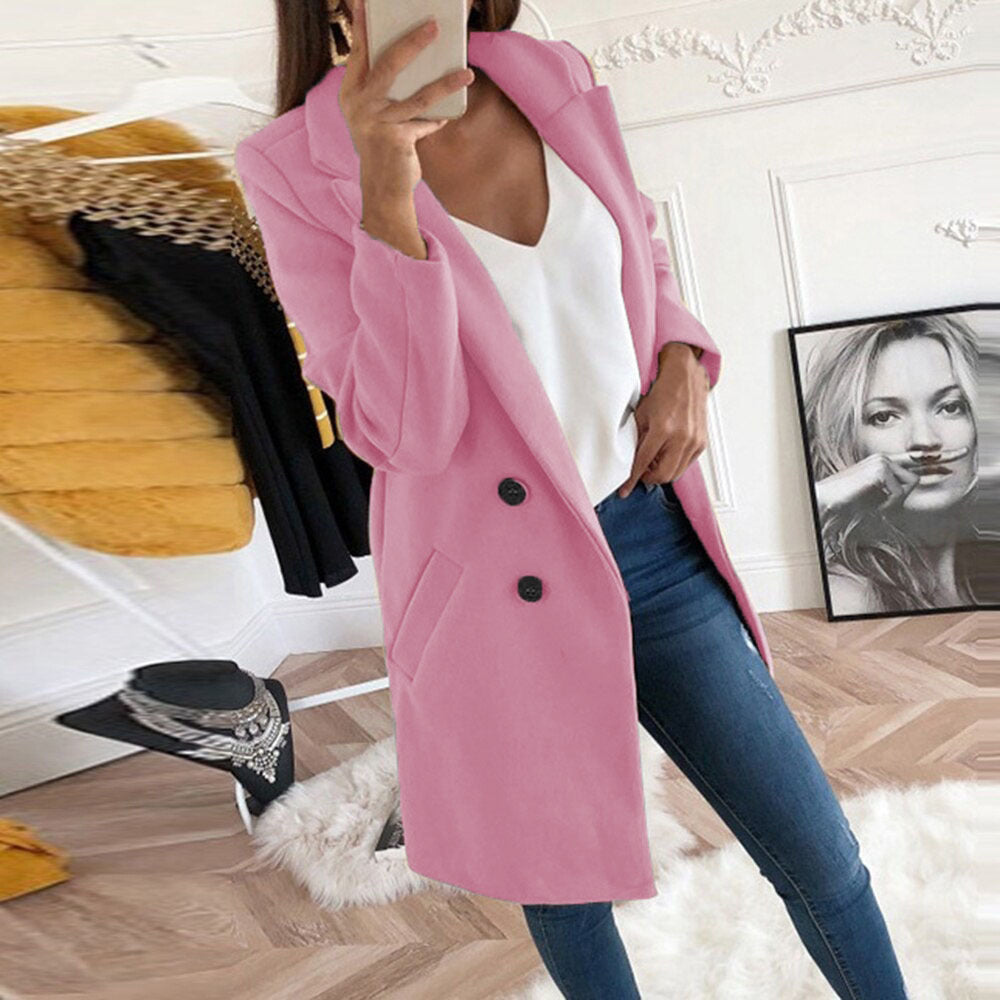 The Rosalind Long Wool Coat