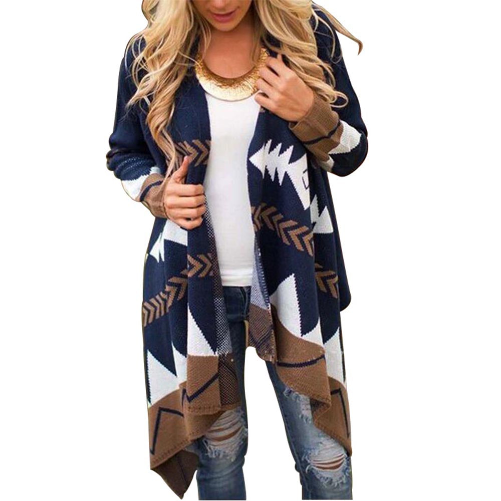 The Farrow Patterned Longline Cardigan