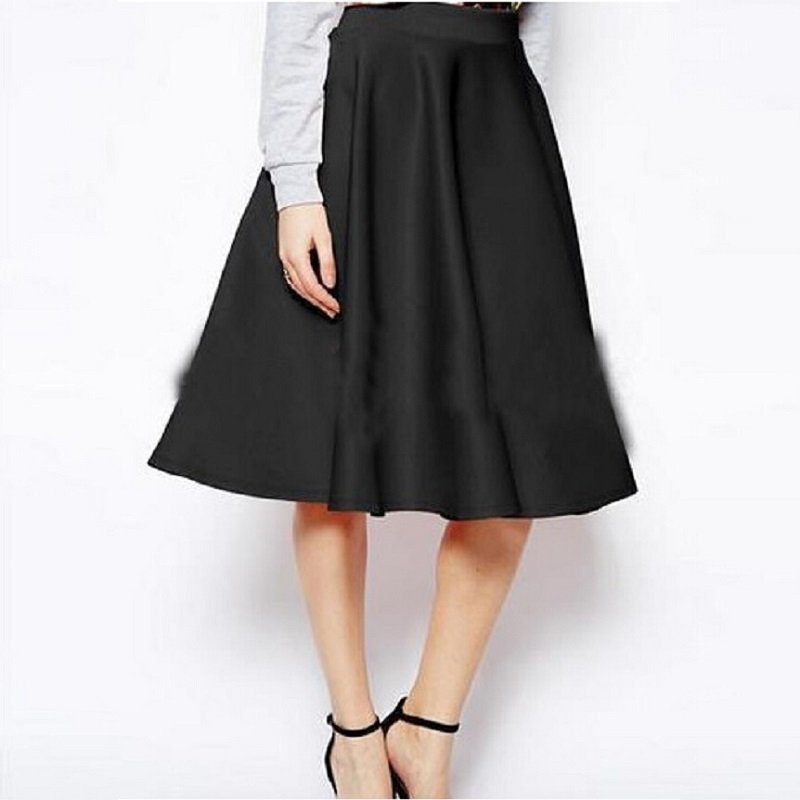 The Anouk Pleated Midi Skirt