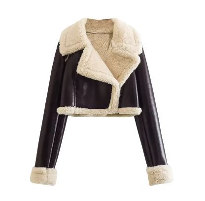 The Vesper Fur-Collar Cropped Jacket