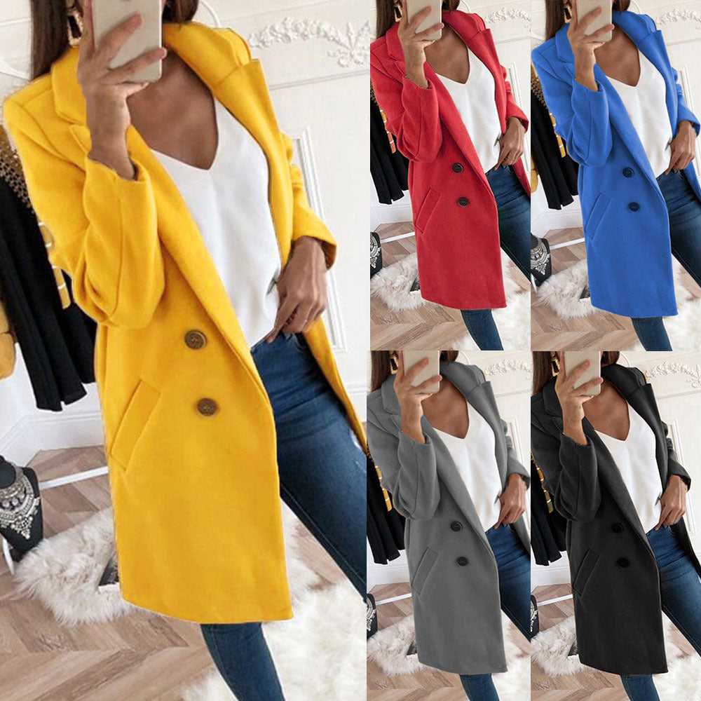 The Rosalind Long Wool Coat