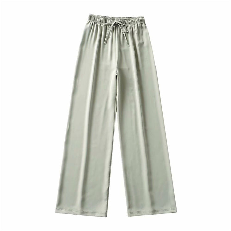 The Halston High-Waist Wide-Leg Trousers