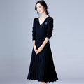 The Delphine V-Neck Knit Dress