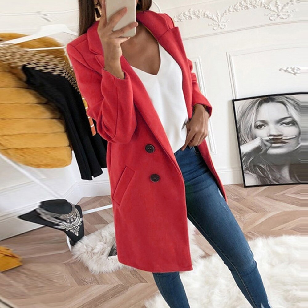 The Rosalind Long Wool Coat