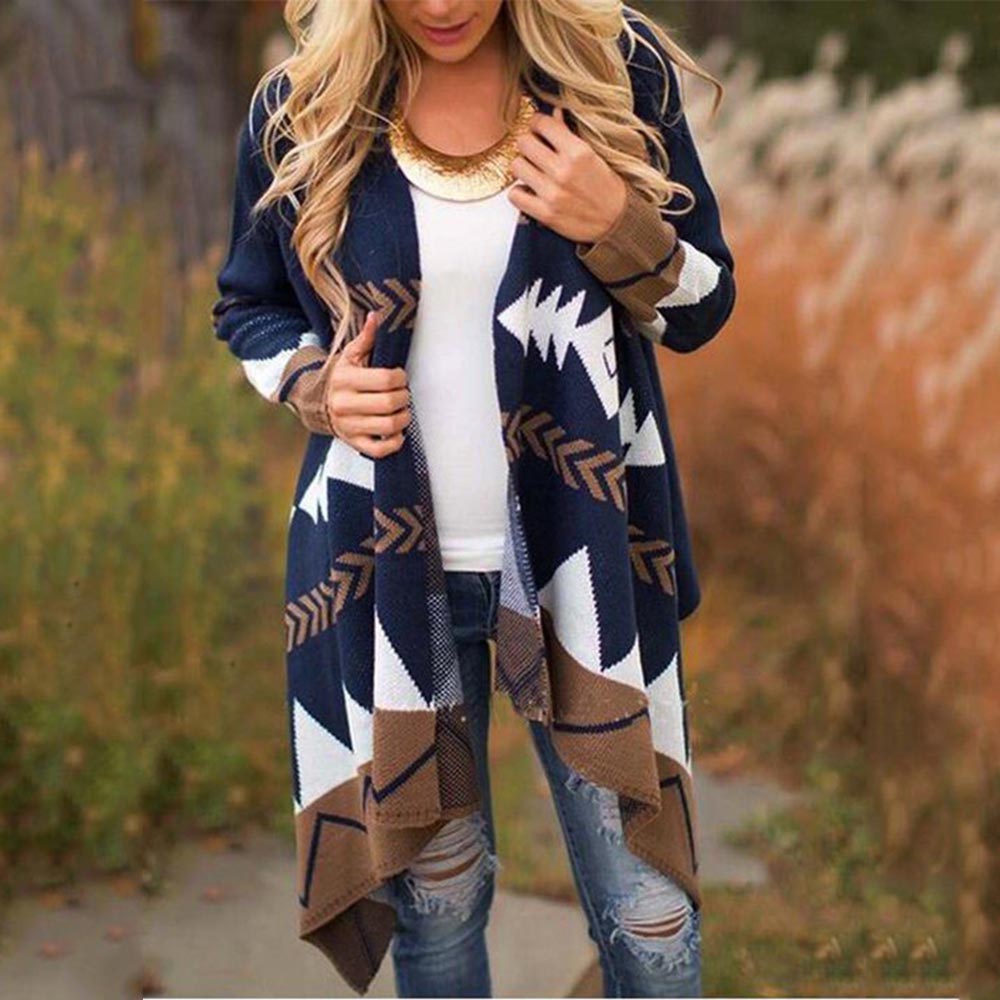 The Farrow Patterned Longline Cardigan