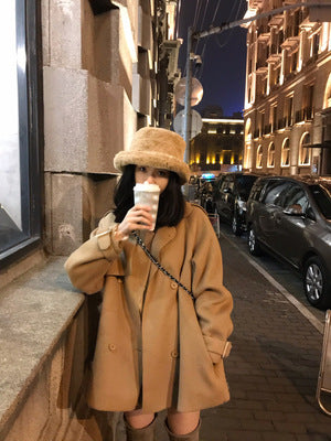 The Cordelia Belted Wool Coat