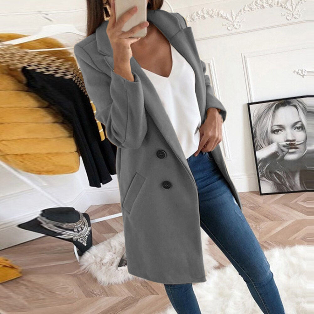 The Rosalind Long Wool Coat