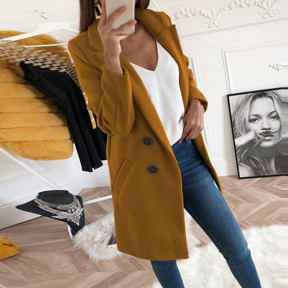The Rosalind Long Wool Coat